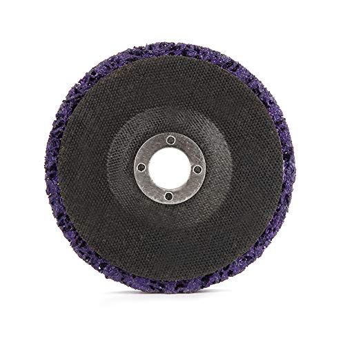 5 Unids Poly Strip Disco de Rueda Herramienta de Eliminación de óxido de Pintura Limpiador de Angulo de Calidad Limpia discos púrpura + oro 100mm 60# 5 Unids Poly Strip Disco de Rueda Herramienta de Eliminación de óxido de Pintura Limpiador de Angulo de Calidad Limpia discos púrpura + oro 100mm 60#