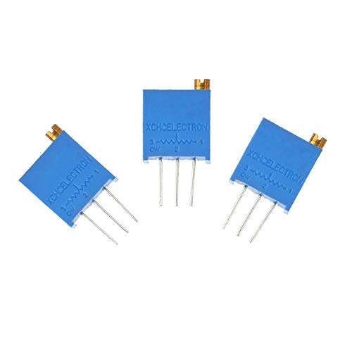 50 potenciómetros multigiro, 3296 W 100/200/500/1k/2k/5k/10k/20k/100k/500k Ohm resistencia ajustable