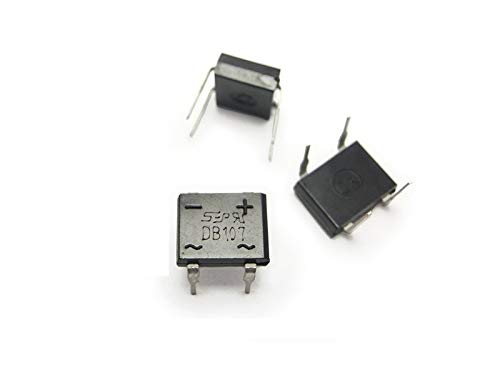 50 Unids/lote DB107 DIP4 puente de diodo retifica 1A 1000 V Puente de Rectificador de Diodo de Fases Individuales Componentes electrónicos 50 Unids/lote DB107 DIP4 puente de diodo retifica 1A 1000 V Puente de Rectificador de Diodo de Fases Individuales Componentes electrónicos