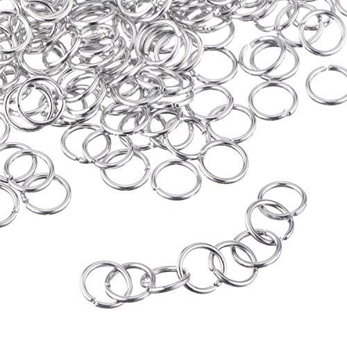 500 Piezas 6 mm Anillas de Salto Accesorios de Fabricación de Bisutería para Collar Gargantilla Pulsera, Plateado 500 Piezas 6 mm Anillas de Salto Accesorios de Fabricación de Bisutería para Collar Gargantilla Pulsera, Plateado