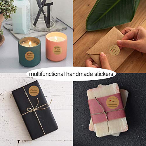 500Pcs Pegatina Kraft,Love Stickers Labels Roll,etiqueta para regalo boda,Adhesivos redondos para hornear Kraft,Pegatinas Etiqueta Adhesiva Pegatina Rollo (C) 500Pcs Pegatina Kraft,Love Stickers Labels Roll,etiqueta para regalo boda,Adhesivos redondos para hornear Kraft,Pegatinas Etiqueta Adhesiva Pegatina Rollo (C)