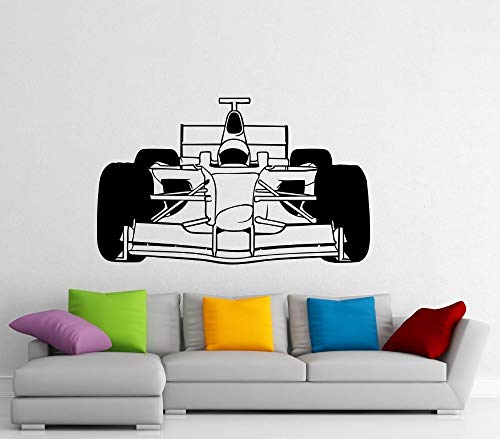 50x82cm Tatuaje de pared, One Car Sport Race Carrera de autos Murales interiores Cama Nursery Carteles Calcomanías modernas Impresión de carteles Pared para pintar Diy Pegatinas Pegatinas Colgantes