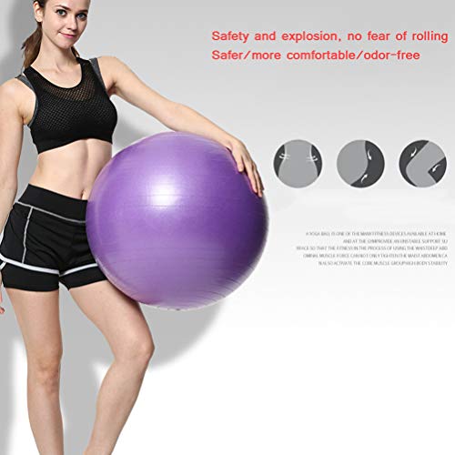 55-75cm Bola de Yoga fitball Ejercicio Gimnasia Fitness Pilates Ball Balance Gym Fitness Yoga Core Ball Entrenamiento Interior Bolas de Yoga
