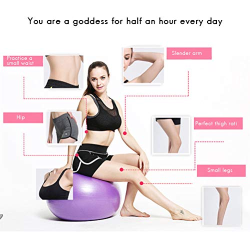 55-75cm Bola de Yoga fitball Ejercicio Gimnasia Fitness Pilates Ball Balance Gym Fitness Yoga Core Ball Entrenamiento Interior Bolas de Yoga