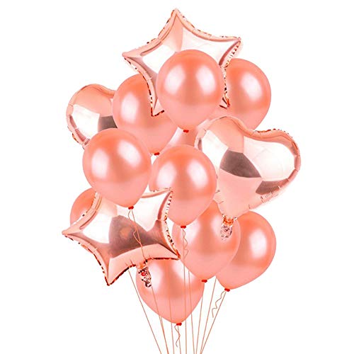 58 pzas JGA Deco Globos Juego de oro rosa: Cartas de helio Láminas de globos Novia a ser Banner y 30 látex Globos y 15 confeti Globos y 4 globos de corazones para la fiesta de Compromiso de la hija 58 pzas JGA Deco Globos Juego de oro rosa: Cartas de helio Láminas de globos Novia a ser Banner y 30 látex Globos y 15 confeti Globos y 4 globos de corazones para la fiesta de Compromiso de la hija