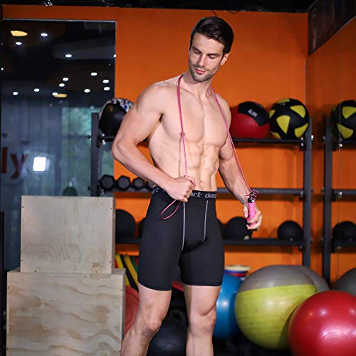 5BILLION Cuerda de Salto de Velocidad - Doblado - Ajustable con Rodamientos de Bolas - Entrenamiento para Los Dobles Unders, WOD, Al Aire Libre, MMA & Boxeo Formación (Rosado) 5BILLION Cuerda de Salto de Velocidad - Doblado - Ajustable con Rodamientos de Bolas - Entrenamiento para Los Dobles Unders, WOD, Al Aire Libre, MMA & Boxeo Formación (Rosado)
