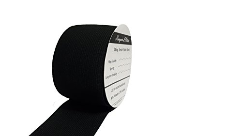 5CM de ancho 5 metros de largo Negro viscosa elástico que hace punto elástico de la banda carrete con alta elasticidad 5CM de ancho 5 metros de largo Negro viscosa elástico que hace punto elástico de la banda carrete con alta elasticidad