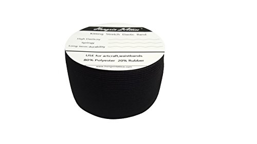 5CM de ancho 5 metros de largo Negro viscosa elástico que hace punto elástico de la banda carrete con alta elasticidad 5CM de ancho 5 metros de largo Negro viscosa elástico que hace punto elástico de la banda carrete con alta elasticidad