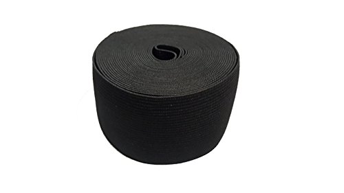 5CM de ancho 5 metros de largo Negro viscosa elástico que hace punto elástico de la banda carrete con alta elasticidad 5CM de ancho 5 metros de largo Negro viscosa elástico que hace punto elástico de la banda carrete con alta elasticidad