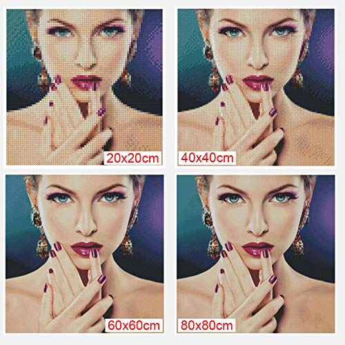 5D Diy Diamante Pintura Pantalla Completa Retrato Chica Ballet Bordado Diy Taladro Redondo Completo Decoración De Punto De Cruz Inicio 50x70cm