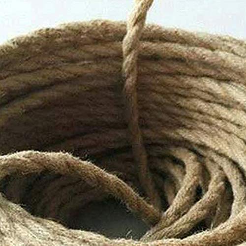 5m Cable Textil de Lino, Cable Trenzado Flexibles Vintage, para Lugares de Hogar o Negocios, Accesorios de Lámparas Industriales de Iluminación DIY 5m Cable Textil de Lino, Cable Trenzado Flexibles Vintage, para Lugares de Hogar o Negocios, Accesorios de Lámparas Industriales de Iluminación DIY