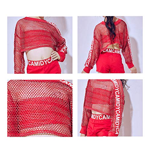 5pcs Girls Modern Jazz Hip Hop Dance Costume Stage Performance Outfit 5pcs Girls Modern Jazz Hip Hop Dance Costume Stage Performance Outfit