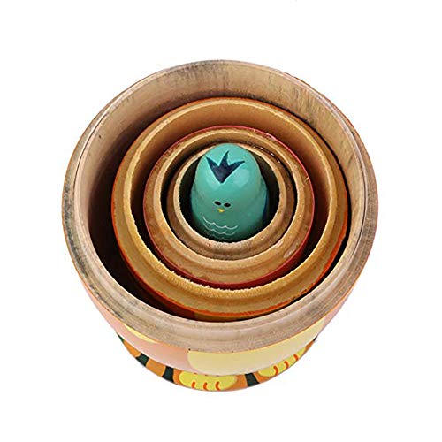 5pcs / Pack De Animales Hechos a Mano Muñecas De Madera Auténtica Rusa Matryoshka Muñecas Lindo Patrón De Dibujos Animados Animales Muñeca De Juguete De Regalo La Decoración del Hogar del Ornamento 5pcs / Pack De Animales Hechos a Mano Muñecas De Madera Auténtica Rusa Matryoshka Muñecas Lindo Patrón De Dibujos Animados Animales Muñeca De Juguete De Regalo La Decoración del Hogar del Ornamento
