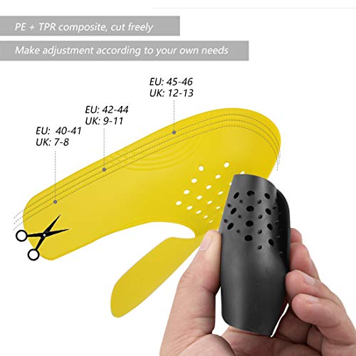 6 Pares de Escudos de Zapatos para Hombre, Prevendedores de Pliegues Abolladura de Zapatillas de Deporte Zapatos para Hombres 7-12, 3 Colores Protector para Contra Las Arrugas de Los Zapatos 6 Pares de Escudos de Zapatos para Hombre, Prevendedores de Pliegues Abolladura de Zapatillas de Deporte Zapatos para Hombres 7-12, 3 Colores Protector para Contra Las Arrugas de Los Zapatos