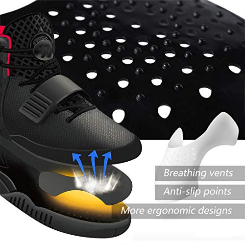 6 Pares de Escudos de Zapatos para Hombre, Prevendedores de Pliegues Abolladura de Zapatillas de Deporte Zapatos para Hombres 7-12, 3 Colores Protector para Contra Las Arrugas de Los Zapatos