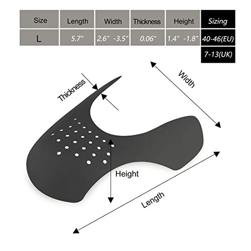 6 Pares de Escudos de Zapatos para Hombre, Prevendedores de Pliegues Abolladura de Zapatillas de Deporte Zapatos para Hombres 7-12, 3 Colores Protector para Contra Las Arrugas de Los Zapatos 6 Pares de Escudos de Zapatos para Hombre, Prevendedores de Pliegues Abolladura de Zapatillas de Deporte Zapatos para Hombres 7-12, 3 Colores Protector para Contra Las Arrugas de Los Zapatos