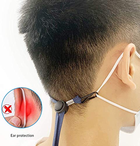 6 Pcs Cordón de Longitud Ajustable para Mascarilla, Cordón Correa Extensora de la Mas, Cordón Correa de Cuello, Cubierta Facial Ajustable Cordón, Alivia tus Orejas con las Cintas Colgantes Mascarillas 6 Pcs Cordón de Longitud Ajustable para Mascarilla, Cordón Correa Extensora de la Mas, Cordón Correa de Cuello, Cubierta Facial Ajustable Cordón, Alivia tus Orejas con las Cintas Colgantes Mascarillas