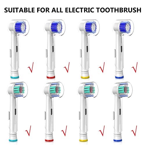 6 PCS Fundas para Cabezales, Cepillo de Dientes Eléctrico Cubierta, Polvo Cepillo Cubierta para Oral-B de Protectora para Cepillo Eléctrico de Dientes A Prueba de Polvo y Gérmenes JAANY