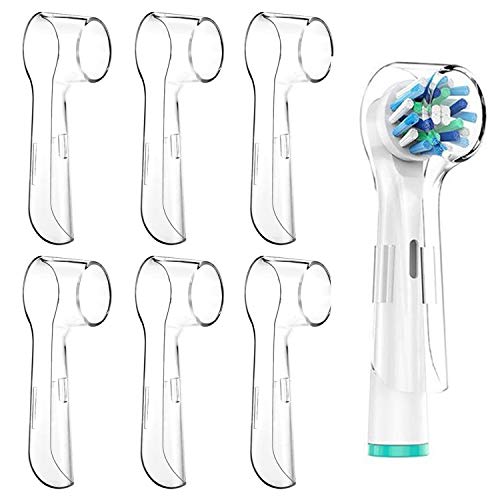 6 PCS Fundas para Cabezales, Cepillo de Dientes Eléctrico Cubierta, Polvo Cepillo Cubierta para Oral-B de Protectora para Cepillo Eléctrico de Dientes A Prueba de Polvo y Gérmenes JAANY 6 PCS Fundas para Cabezales, Cepillo de Dientes Eléctrico Cubierta, Polvo Cepillo Cubierta para Oral-B de Protectora para Cepillo Eléctrico de Dientes A Prueba de Polvo y Gérmenes JAANY