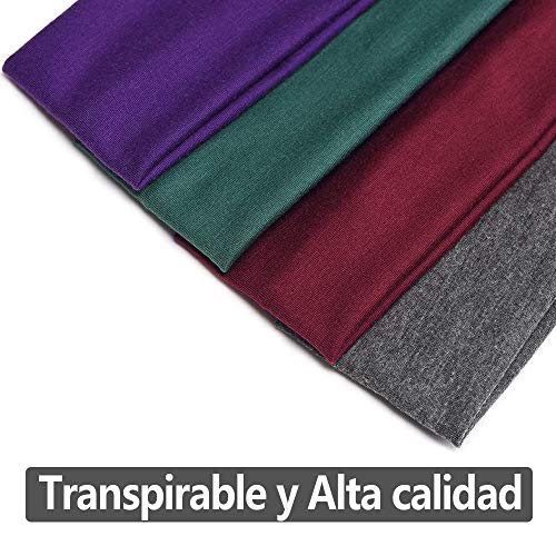 6 Piezas Estiramiento Elástico Cintas de Pelo Yoga Diademas de Algodón para Adolescentes, Niñas y Mujeres 6 Piezas Estiramiento Elástico Cintas de Pelo Yoga Diademas de Algodón para Adolescentes, Niñas y Mujeres