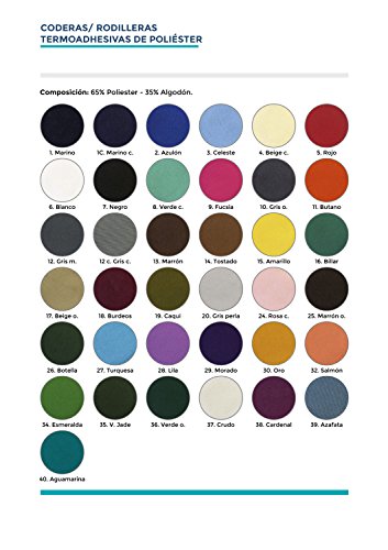 6 rodilleras color Negro termoadhesivas de plancha. Coderas para proteger tu ropa y reparación de pantalones, chaquetas, jerseys, camisas. 16 x 10 cm. RP7 6 rodilleras color Negro termoadhesivas de plancha. Coderas para proteger tu ropa y reparación de pantalones, chaquetas, jerseys, camisas. 16 x 10 cm. RP7