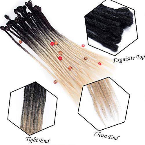 60 cm Dreadlock Extension Ombre Todo humano hecho a mano Hip-Hop Reggae Dreadlocks Extensiones de cabello trenzado de ganchillo sintético Twist Braid Hombre Mujer 5pcs / paquete 60 cm Dreadlock Extension Ombre Todo humano hecho a mano Hip-Hop Reggae Dreadlocks Extensiones de cabello trenzado de ganchillo sintético Twist Braid Hombre Mujer 5pcs / paquete