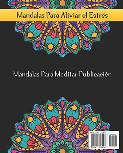 60 Mandalas Gatos Libro De Colorear Para Adultos: 60 Gatos Mandalas Para Colorear | Diseños Para Aliviar el Estrés | Presentando Lindos Animales ... Cachorro Diseños Reduce la Ansiedad.