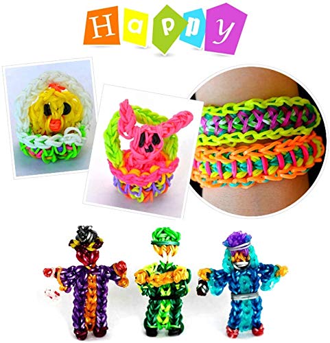 6800PCS DIY Bandas de Goma Loom Bandas Conjunto, Kit de Pulseras con Bandas de Telar Pulsera Collar Herramienta de Tejer Bandas de Goma(22 Colores) 6800PCS DIY Bandas de Goma Loom Bandas Conjunto, Kit de Pulseras con Bandas de Telar Pulsera Collar Herramienta de Tejer Bandas de Goma(22 Colores)