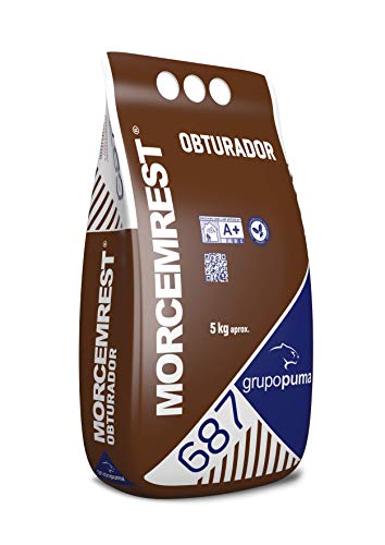 687 Morcemrest Obturador: preparado de cemento de fraguado rápido para cierre de vías de agua y fisuras en hormigón. 5 Kg Gris 687 Morcemrest Obturador: preparado de cemento de fraguado rápido para cierre de vías de agua y fisuras en hormigón. 5 Kg Gris