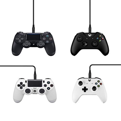 6amLifestyle Cable Micro USB para Carga Mando PS4 y Xbox One 3M - Carga Rápida 2.4A / Transferencia de Alta Velocidad 480Mbps, Cable Micro USB Compatible con Android Smartphone Kindle y Más 6amLifestyle Cable Micro USB para Carga Mando PS4 y Xbox One 3M - Carga Rápida 2.4A / Transferencia de Alta Velocidad 480Mbps, Cable Micro USB Compatible con Android Smartphone Kindle y Más