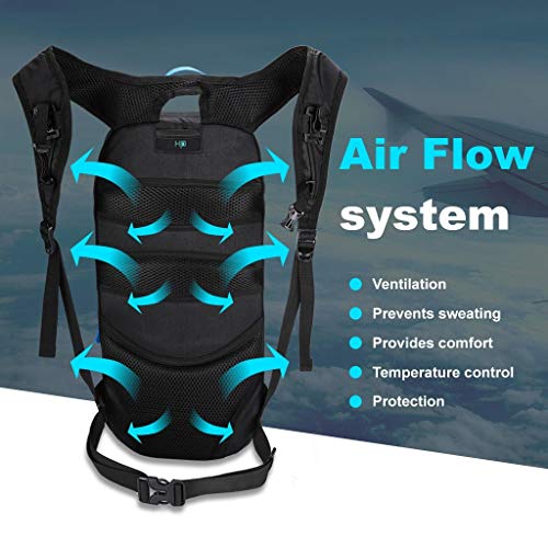 6L Mini Bicicleta mochila impermeable,Jarvan paquete de hidratación con mochila 2L bolsa de agua bicicleta de esquí bolsa de esquí Biking,hombro mochila ligero para los deportes al aire