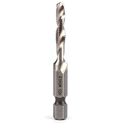 6Pcs 1/4 "vástago hexagonal HSS Métricas mano derecha Rosca Toque y cónica Brocas 6Pcs 1/4 "vástago hexagonal HSS Métricas mano derecha Rosca Toque y cónica Brocas