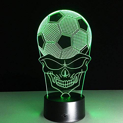 7 colores Lámpara de ilusión 3D Dortmund Soccer Luces de noche coloridas Reus 3D Luces visuales Escritorio Interruptor táctil Lámpara de fútbol