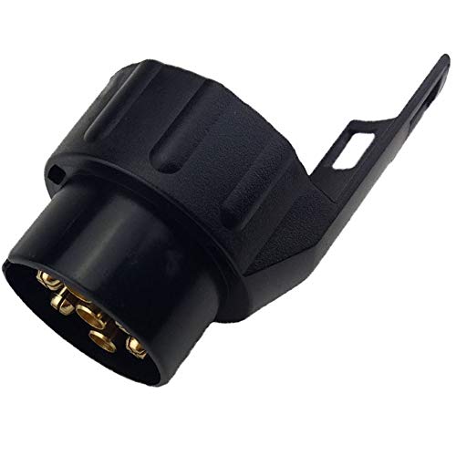 7 Pin a 13 Pin Adaptador Conector 12V Adaptador para Enchufe de Remolque,Gancho de Remolque Electrico Convertidor 7 Pin a 13 Pin Adaptador Conector de Enchufe para RV, Coche, Barco, Remolque, Barco