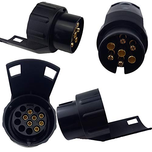 7 Pin a 13 Pin Adaptador Conector 12V Adaptador para Enchufe de Remolque,Gancho de Remolque Electrico Convertidor 7 Pin a 13 Pin Adaptador Conector de Enchufe para RV, Coche, Barco, Remolque, Barco 7 Pin a 13 Pin Adaptador Conector 12V Adaptador para Enchufe de Remolque,Gancho de Remolque Electrico Convertidor 7 Pin a 13 Pin Adaptador Conector de Enchufe para RV, Coche, Barco, Remolque, Barco