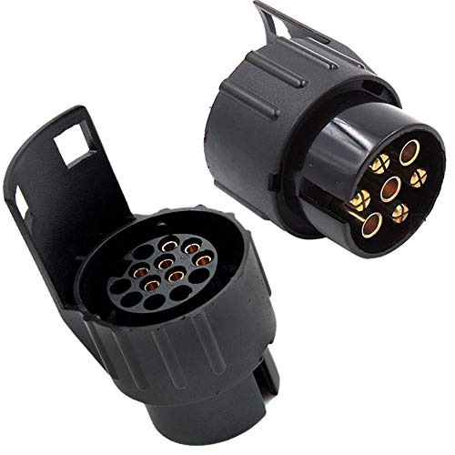 7 Pin a 13 Pin Adaptador Conector 12V Adaptador para Enchufe de Remolque,Gancho de Remolque Electrico Convertidor 7 Pin a 13 Pin Adaptador Conector de Enchufe para RV, Coche, Barco, Remolque, Barco 7 Pin a 13 Pin Adaptador Conector 12V Adaptador para Enchufe de Remolque,Gancho de Remolque Electrico Convertidor 7 Pin a 13 Pin Adaptador Conector de Enchufe para RV, Coche, Barco, Remolque, Barco
