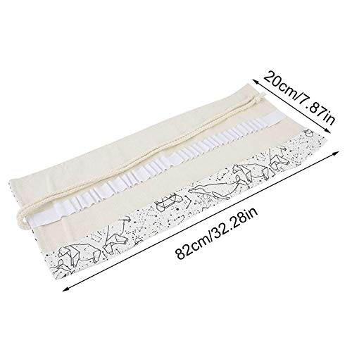 72 Agujeros Cortina de Lápices, Envoltura de Lienzo para Lápices, Envoltura de Lápiz de Lona, para Estudiantes, Pintores, Bolígrafos de Acuarela, Lápices de Colores, Pinceles de Maquillaje 72 Agujeros Cortina de Lápices, Envoltura de Lienzo para Lápices, Envoltura de Lápiz de Lona, para Estudiantes, Pintores, Bolígrafos de Acuarela, Lápices de Colores, Pinceles de Maquillaje