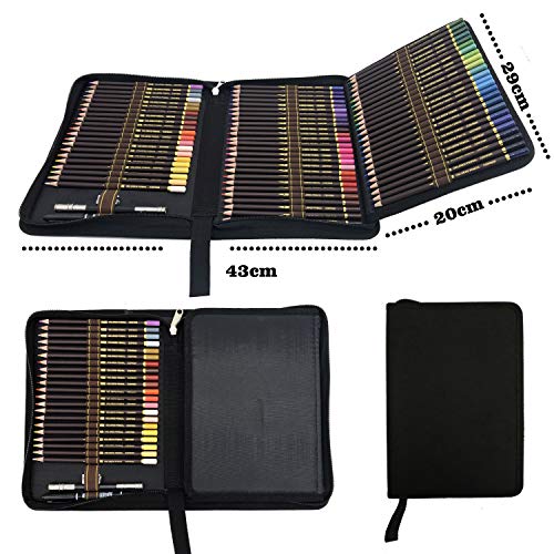 72 Lapices de Colores Profesionales,lapiz para colorear de Dibujo y Bosquejo Material de dibujo Set,Incluye Caja de Cremallera Portátil,Mejores Lápices de colores Conjunto Ideal para Adultos y Niños 72 Lapices de Colores Profesionales,lapiz para colorear de Dibujo y Bosquejo Material de dibujo Set,Incluye Caja de Cremallera Portátil,Mejores Lápices de colores Conjunto Ideal para Adultos y Niños