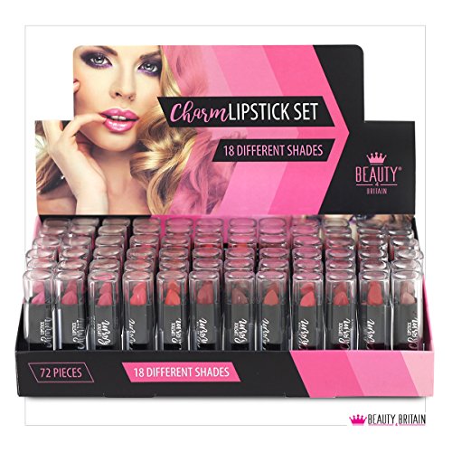 72 x LÁPIZ LABIAL LIPSTICK SET MUCHAS DIFERENTES TONOS CAJA DE PANTALLA DE LUJO DE TAMAÑO COMPLETO AL POR MAYOR 72 x LÁPIZ LABIAL LIPSTICK SET MUCHAS DIFERENTES TONOS CAJA DE PANTALLA DE LUJO DE TAMAÑO COMPLETO AL POR MAYOR