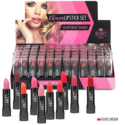72 x LÁPIZ LABIAL LIPSTICK SET MUCHAS DIFERENTES TONOS CAJA DE PANTALLA DE LUJO DE TAMAÑO COMPLETO AL POR MAYOR 72 x LÁPIZ LABIAL LIPSTICK SET MUCHAS DIFERENTES TONOS CAJA DE PANTALLA DE LUJO DE TAMAÑO COMPLETO AL POR MAYOR