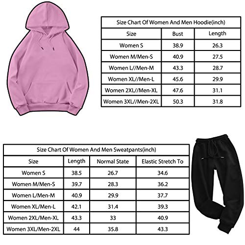 7988 Juice 999 - Conjunto de sudadera con capucha y pantalones deportivos unisex con vigas para hombres y mujeres