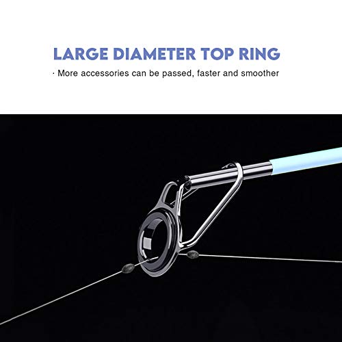 7pcs GuĆas de CaƱas de Pescar TamaƱo Mixto Kit de Reparación Anillas Pesca Accesorios para CaƱa de Pescar Juego de 7 Piezas Diferentes 7pcs GuĆas de CaƱas de Pescar TamaƱo Mixto Kit de Reparación Anillas Pesca Accesorios para CaƱa de Pescar Juego de 7 Piezas Diferentes