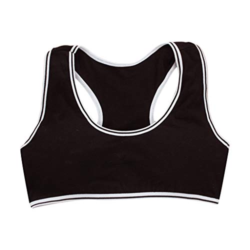 8-16 años Algodón de Las Chicas jóvenes y Spandex Entrenamiento Deportivo Sujetadores Pubertad Niños Ropa Interior Suave y Transpirable Niños Adolescentes Chaleco sin Mangas Tops Color sólido 7# 8-16 años Algodón de Las Chicas jóvenes y Spandex Entrenamiento Deportivo Sujetadores Pubertad Niños Ropa Interior Suave y Transpirable Niños Adolescentes Chaleco sin Mangas Tops Color sólido 7#