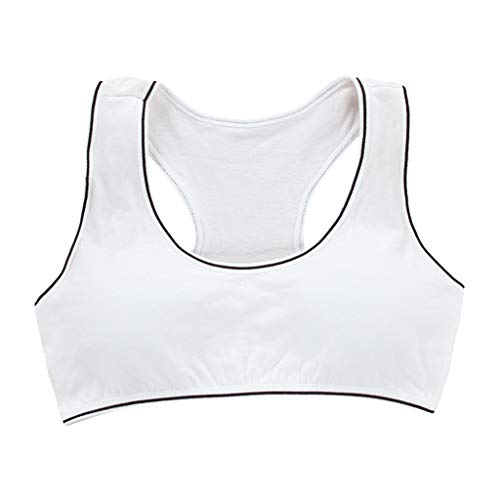 8-16 años Algodón de Las Chicas jóvenes y Spandex Entrenamiento Deportivo Sujetadores Pubertad Niños Ropa Interior Suave y Transpirable Niños Adolescentes Chaleco sin Mangas Tops Color sólido 7# 8-16 años Algodón de Las Chicas jóvenes y Spandex Entrenamiento Deportivo Sujetadores Pubertad Niños Ropa Interior Suave y Transpirable Niños Adolescentes Chaleco sin Mangas Tops Color sólido 7#