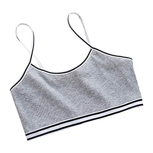 8-16 años Algodón de Las Muchachas jóvenes Entrenamiento Deportivo Sujetadores Pubertad Niños Ropa Interior Suave y Transpirable Niños Adolescentes Chaleco sin Mangas Tops Ropa Color sólido y Raya 8-16 años Algodón de Las Muchachas jóvenes Entrenamiento Deportivo Sujetadores Pubertad Niños Ropa Interior Suave y Transpirable Niños Adolescentes Chaleco sin Mangas Tops Ropa Color sólido y Raya