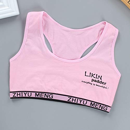 8-16 años Algodón de Las Muchachas jóvenes Entrenamiento Deportivo Sujetadores Pubertad Niños Ropa Interior Suave y Transpirable Niños Adolescentes Chaleco sin Mangas Tops Ropa Letras y Color sólido 8-16 años Algodón de Las Muchachas jóvenes Entrenamiento Deportivo Sujetadores Pubertad Niños Ropa Interior Suave y Transpirable Niños Adolescentes Chaleco sin Mangas Tops Ropa Letras y Color sólido
