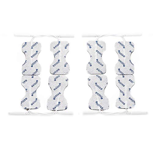 8 Electrodos de 6x3 cm para la espalda - aparato TENS EMS electroestimulador - axion 8 Electrodos de 6x3 cm para la espalda - aparato TENS EMS electroestimulador - axion