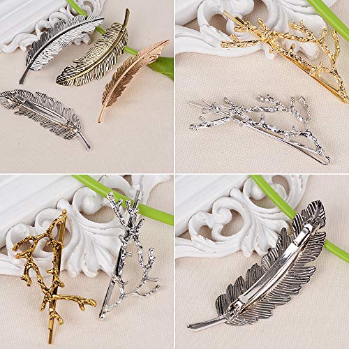 8 Horquillas Pelo Mujer Clips Pasadores Pinzas Adornos Accesorios Cabello Dorado Plata Bronce 8 Horquillas Pelo Mujer Clips Pasadores Pinzas Adornos Accesorios Cabello Dorado Plata Bronce