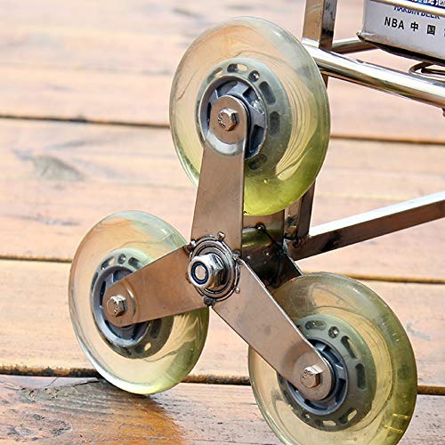 8 Ruedas Que suben Escaleras Carrito de la Compra Carretilla de Aluminio Tres Ruedas Furgonetas domésticas Ligero Plegable 8 Ruedas Que suben Escaleras Carrito de la Compra Carretilla de Aluminio Tres Ruedas Furgonetas domésticas Ligero Plegable