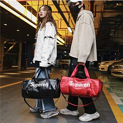 8haowenju Bolsa de viaje, Bolsa de gimnasio con separación húmeda y seca, Bolsa de viaje para hombre, Bolsa de viaje para mujer, Bolsa de deporte, Bolsa de entrenamiento, Bolso corto, Mochila de fitne